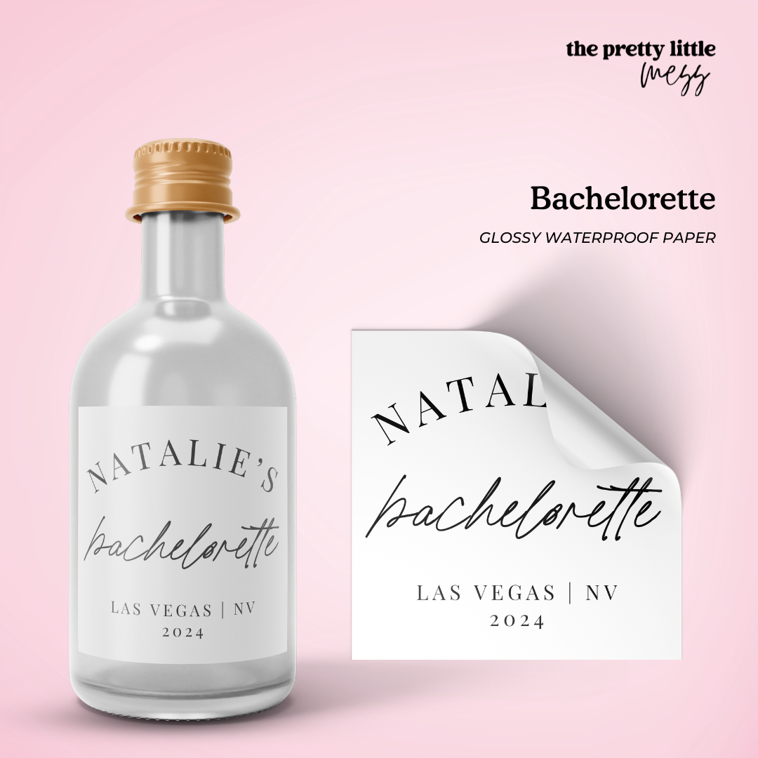 Bachelorette | Wedding Wine Label